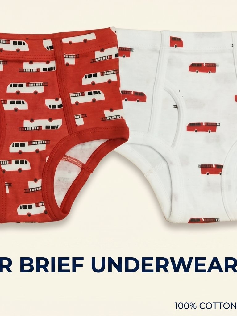 Nwt Toddler Boys Underwear Explorer Pack 2 Set Cotton Briefs 6 Pack — image 4 of 5
